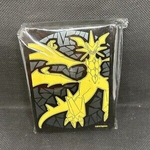 Pokemon TCG Necrozma Card Sleeves 65ct Official Sleeve Pack 2018 Black/Yellow